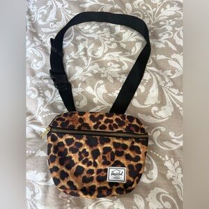 Herschel Supply Company Leopard Print Mini Bag